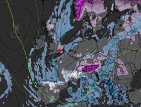 英国天气：新的降雪地图显示“北极风暴”将袭击英国的确切日期