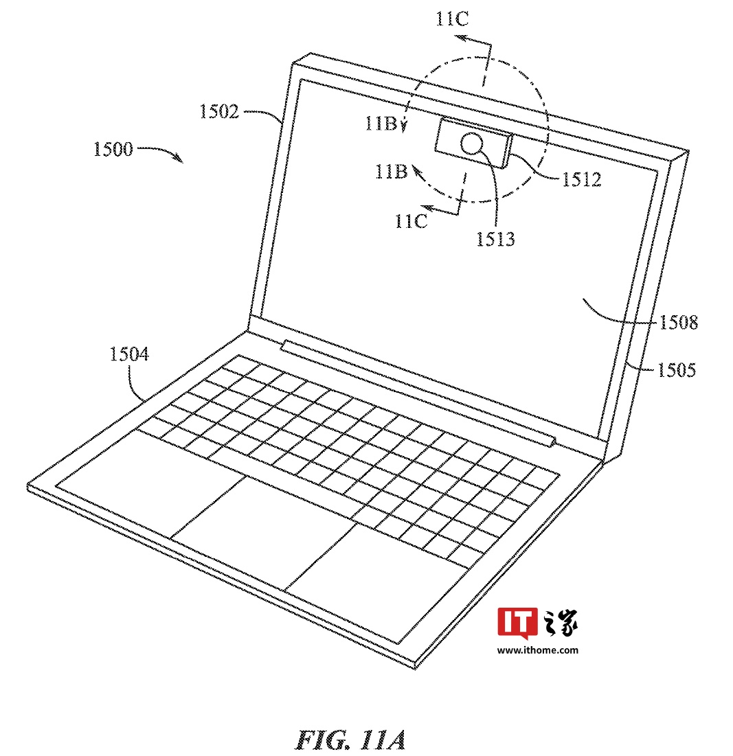 苹果专利探索 MacBook 摄像头方案：突破轻薄限制、可拆卸模块设计