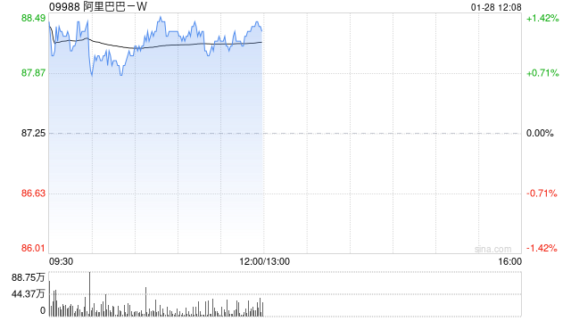 阿里巴巴-W1月24日斥资998.18万美元回购90.72万股